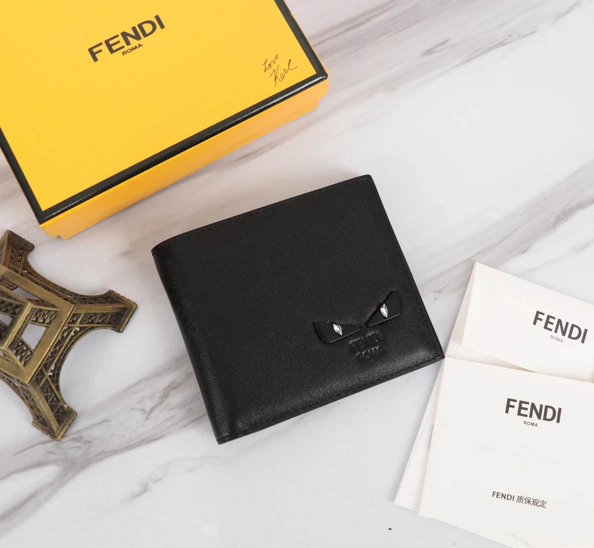 Fendi AAA Man Wallets Reliable 7166