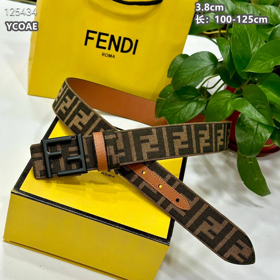 Fendi AAA Quality Belts For Men Minimalist 2201
