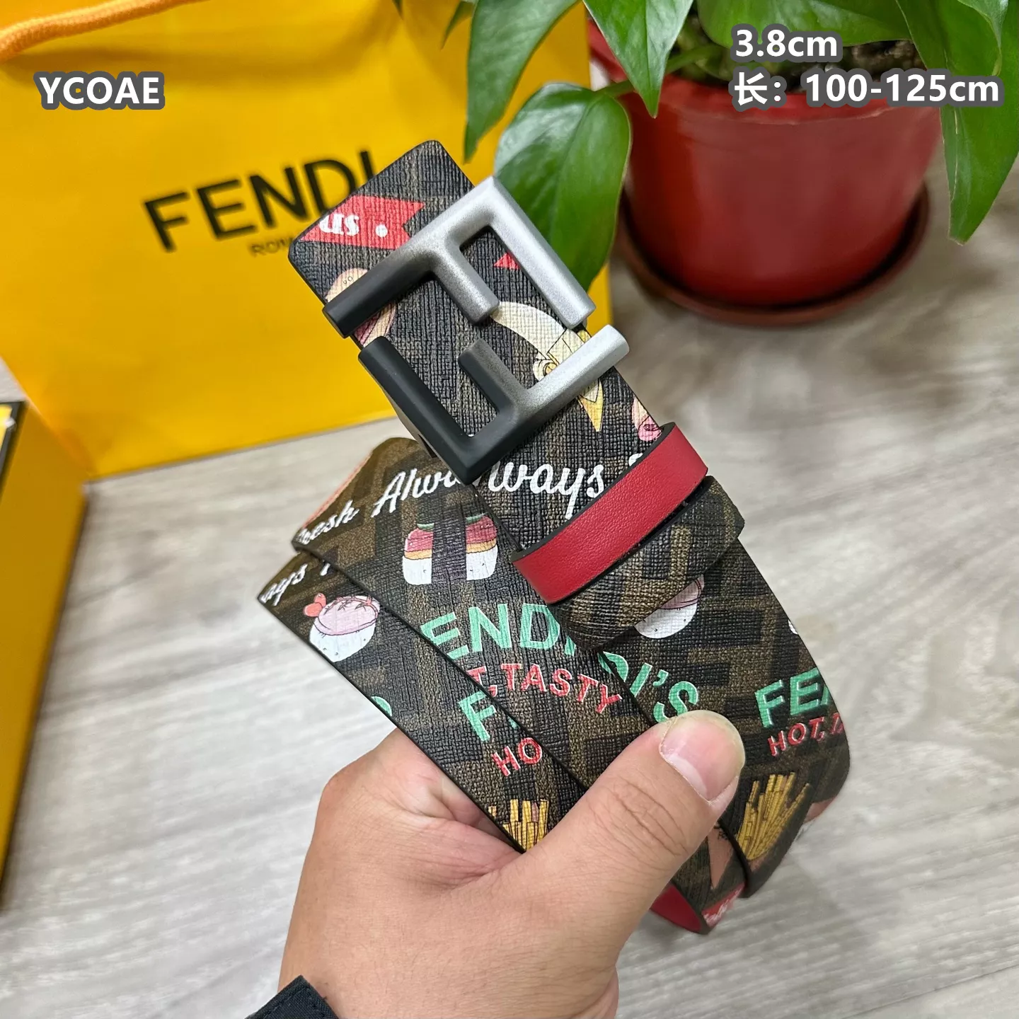 Fendi AAA Quality Belts For Men SmartChoice 376