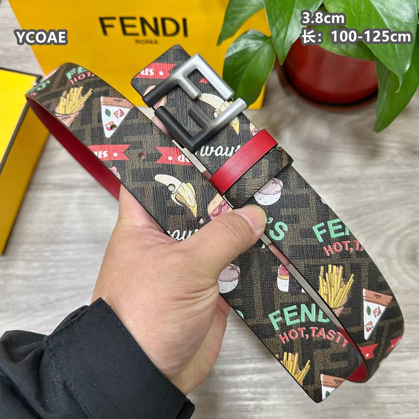 Fendi AAA Quality Belts For Men SmartChoice 376