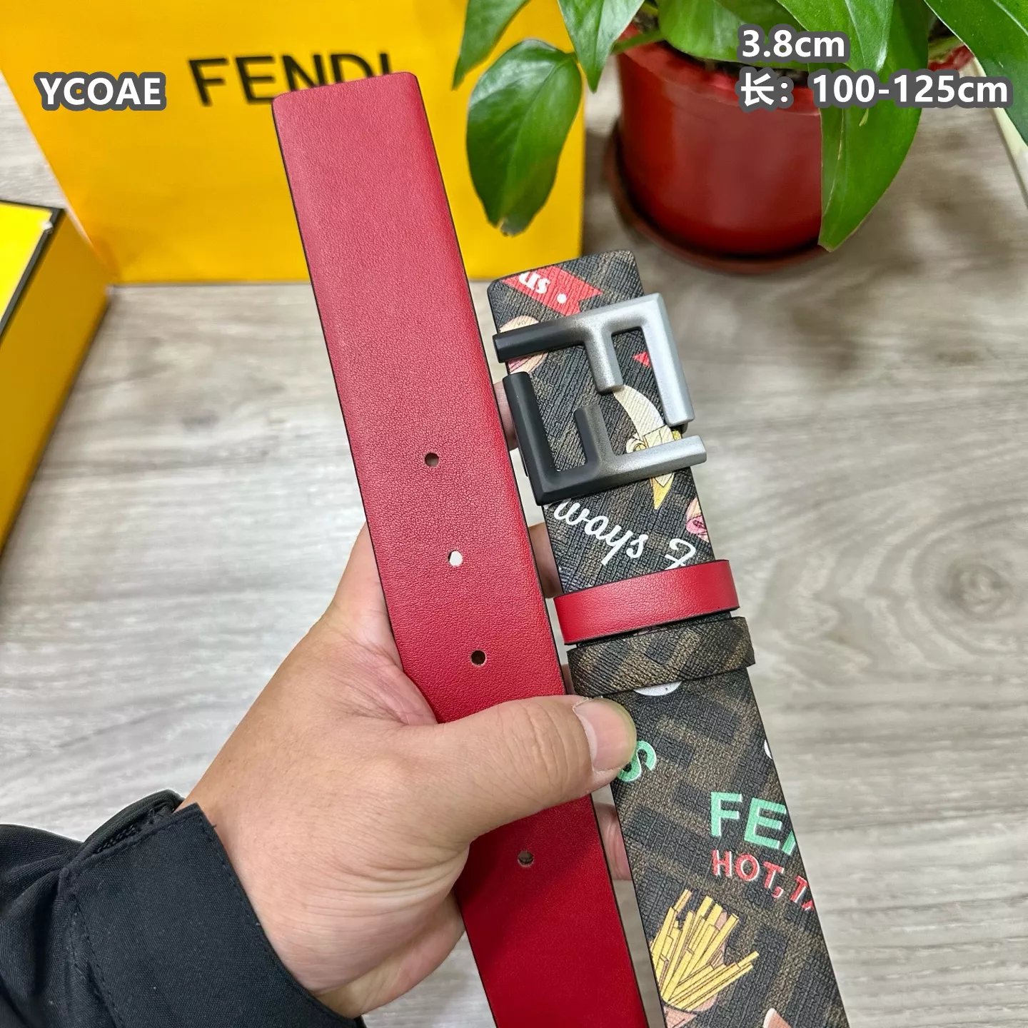 Fendi AAA Quality Belts For Men SmartChoice 376