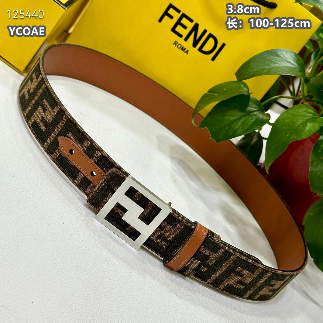 Fendi AAA Quality Belts For Men Soft 7620