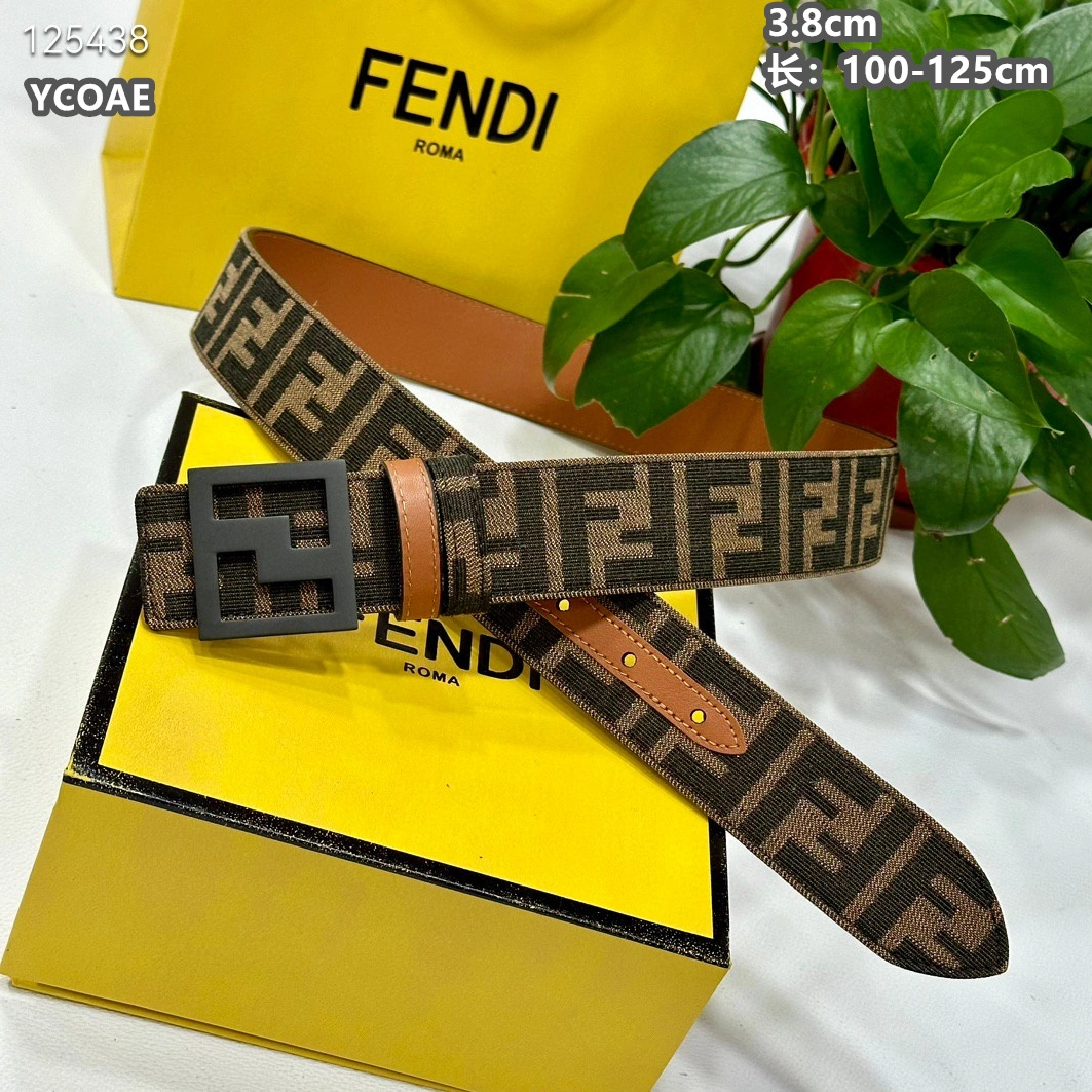 Fendi AAA Quality Belts For Men Soft 9409