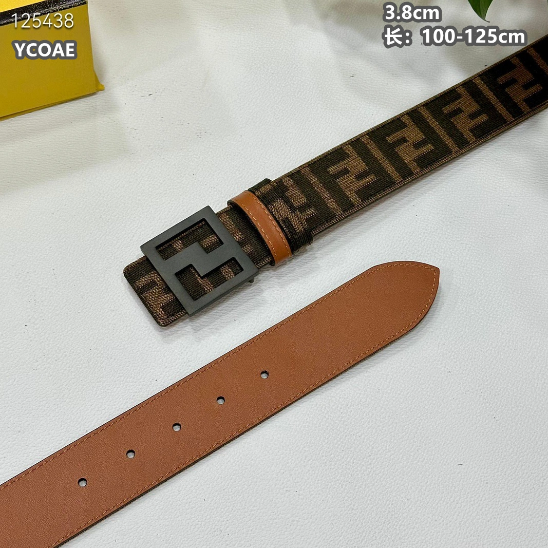 Fendi AAA Quality Belts For Men Soft 9409