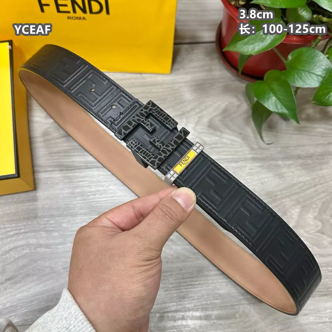 Fendi AAA Quality Belts For Men Unique 6085