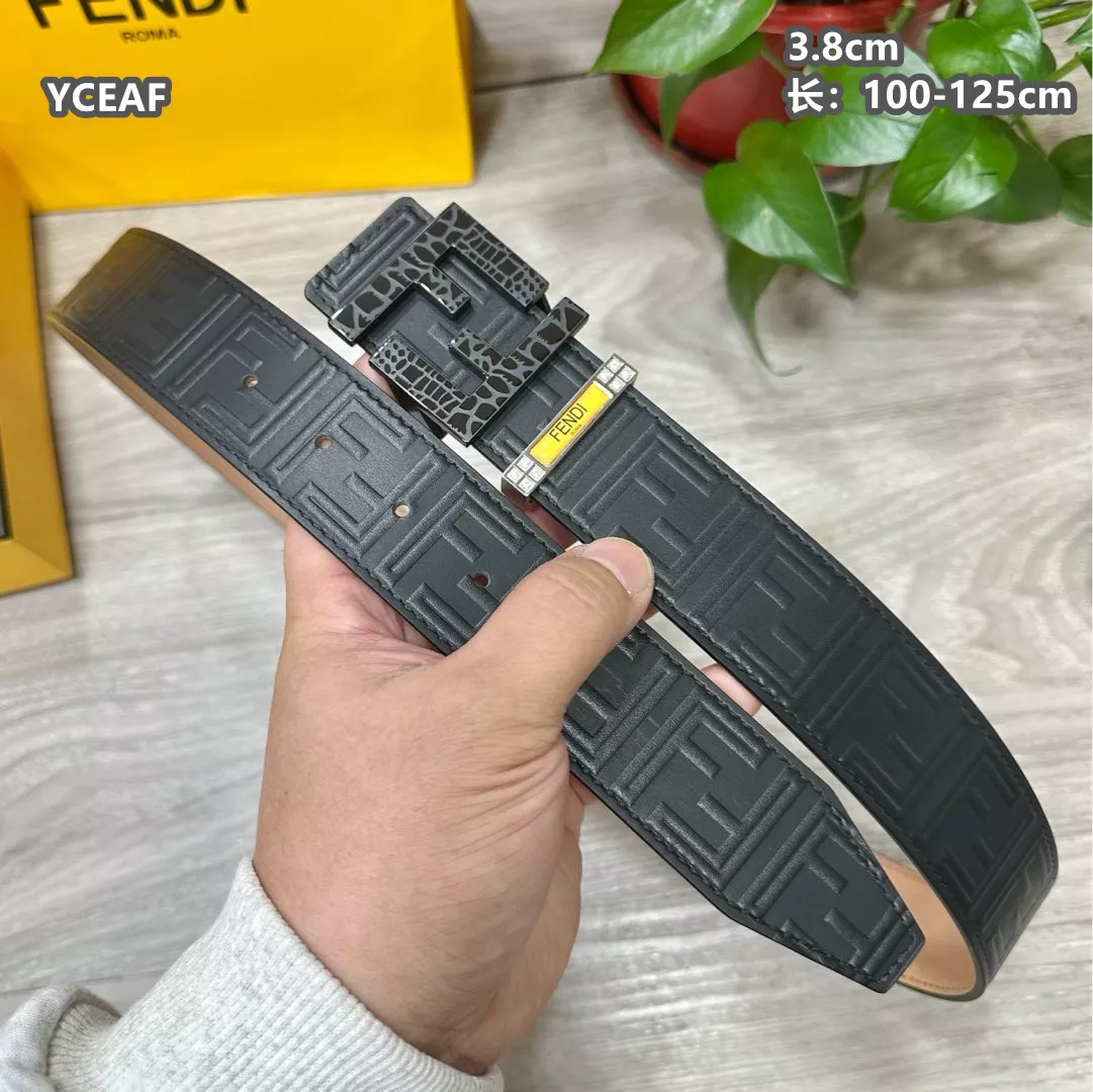 Fendi AAA Quality Belts For Men Unique 6085