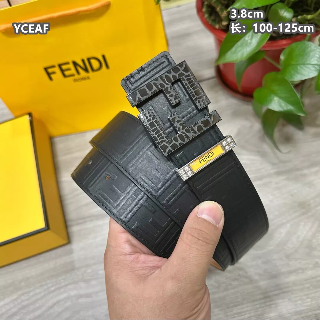 Fendi AAA Quality Belts For Men Unique 6085