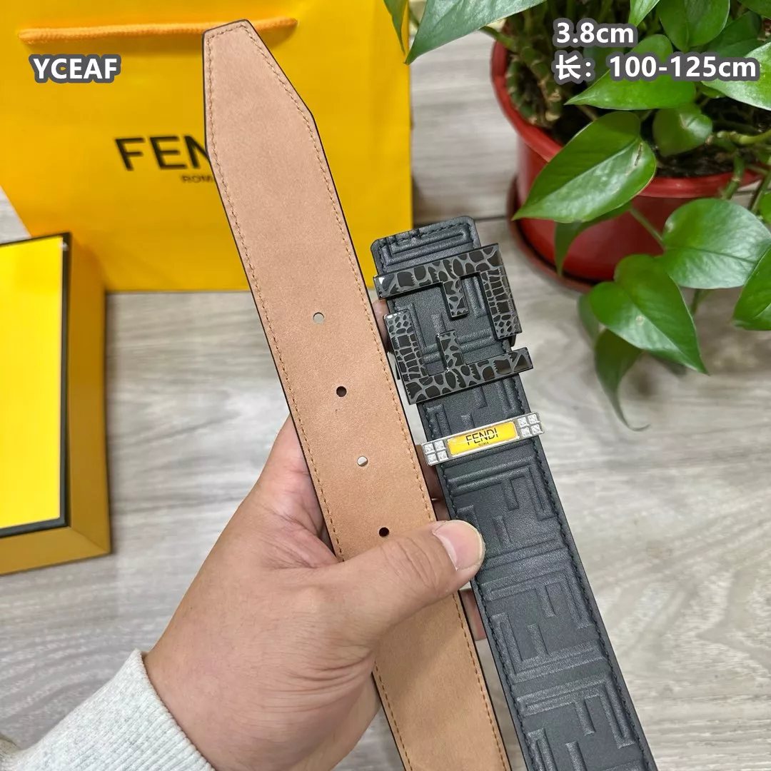 Fendi AAA Quality Belts For Men Unique 6085