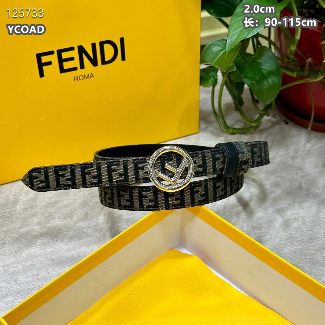Fendi AAA Quality Belts For Women Soft 940