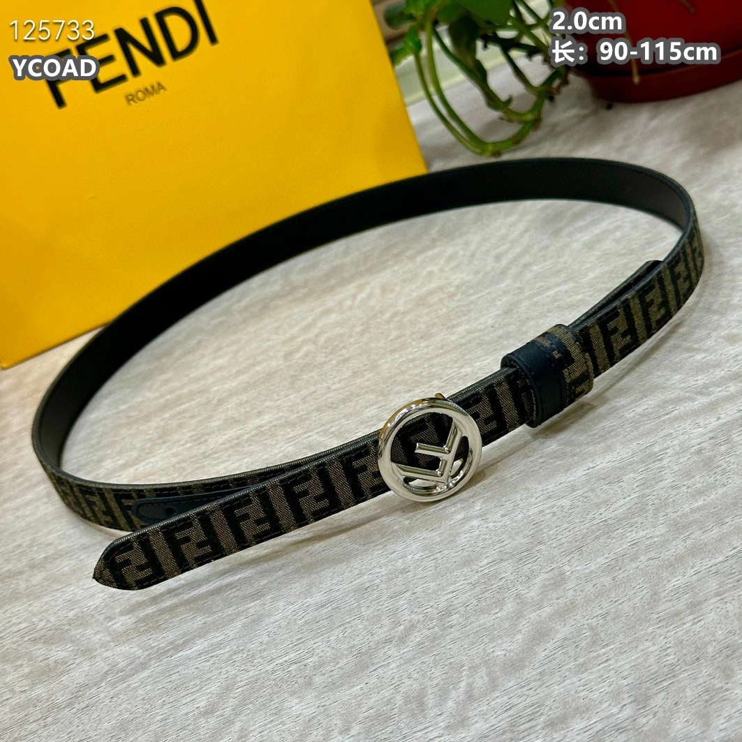 Fendi AAA Quality Belts For Women Soft 940
