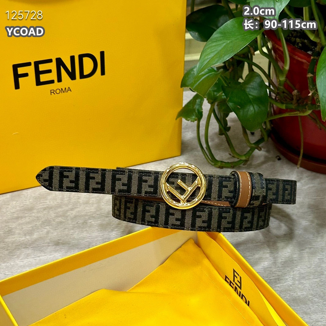 Fendi AAA Quality Belts For Women Trendy 5190