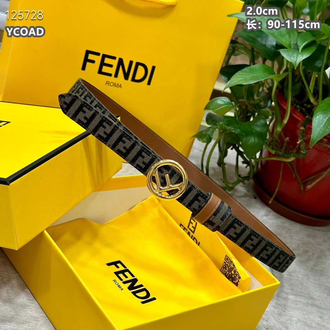 Fendi AAA Quality Belts For Women Trendy 5190