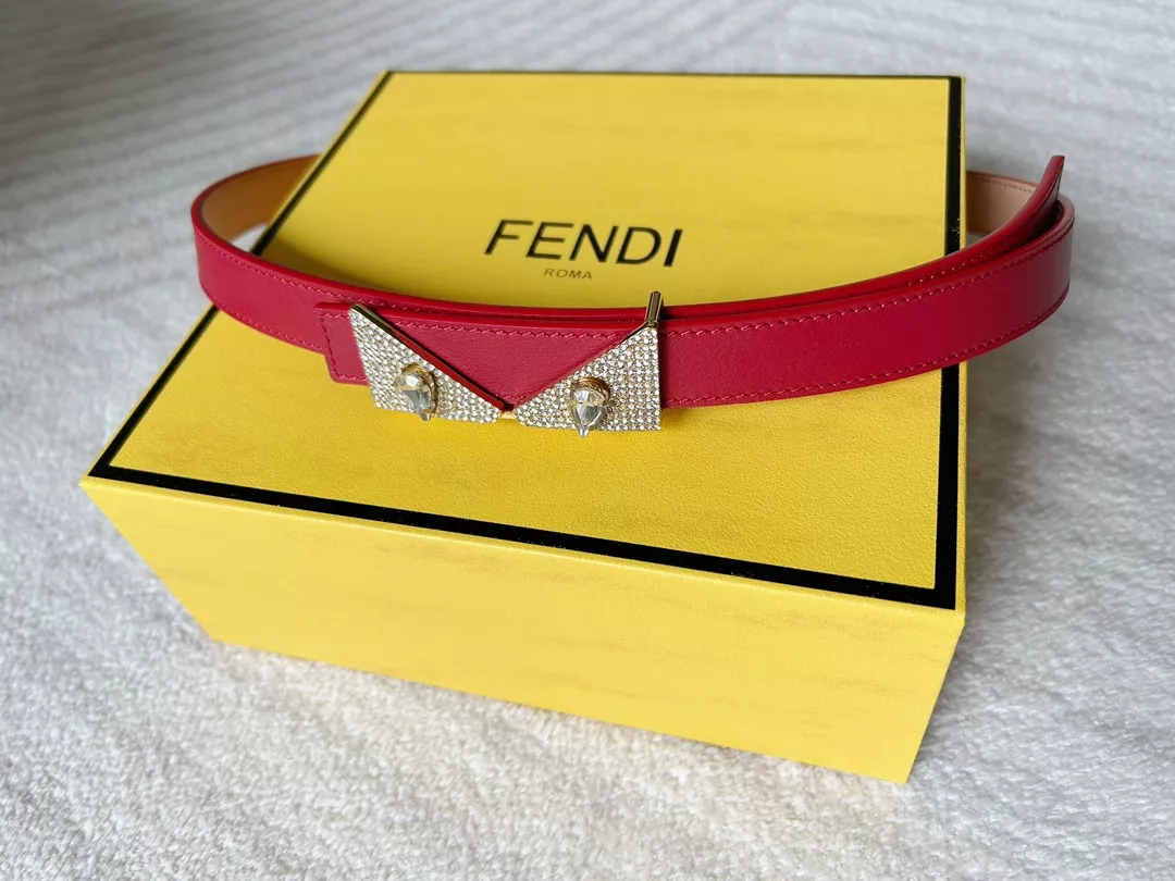 Fendi AAA Quality Belts In 2.0cm For Women AllSeason 8934