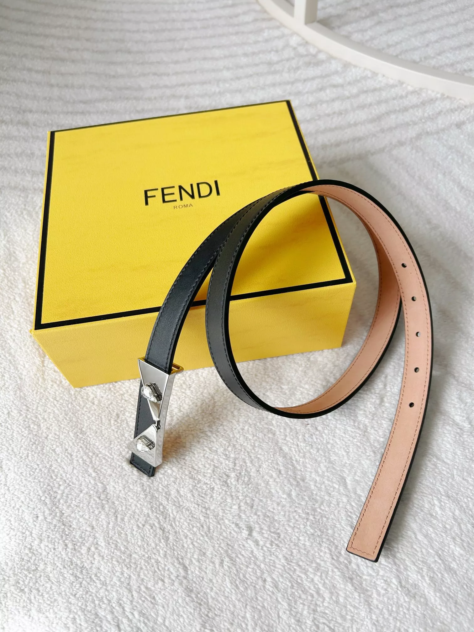 Fendi AAA Quality Belts In 2.0cm For Women Versatile 2016