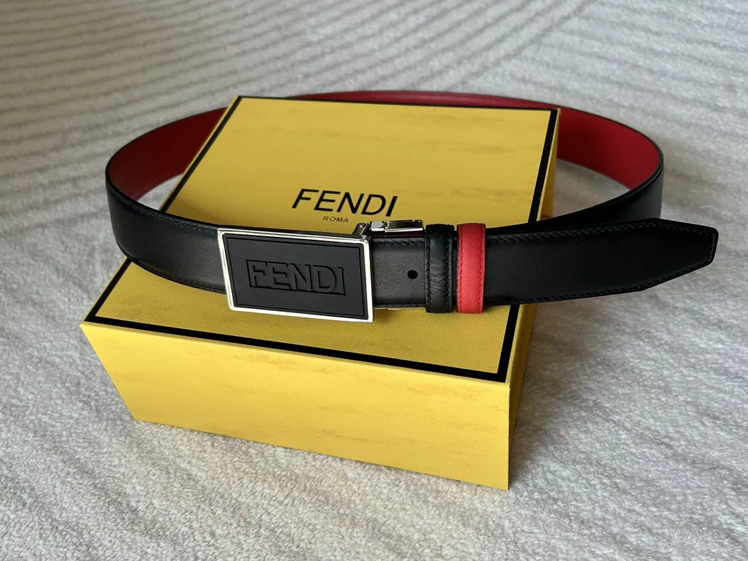 Fendi AAA Quality Belts In 3.5cm For Men Durable 3742