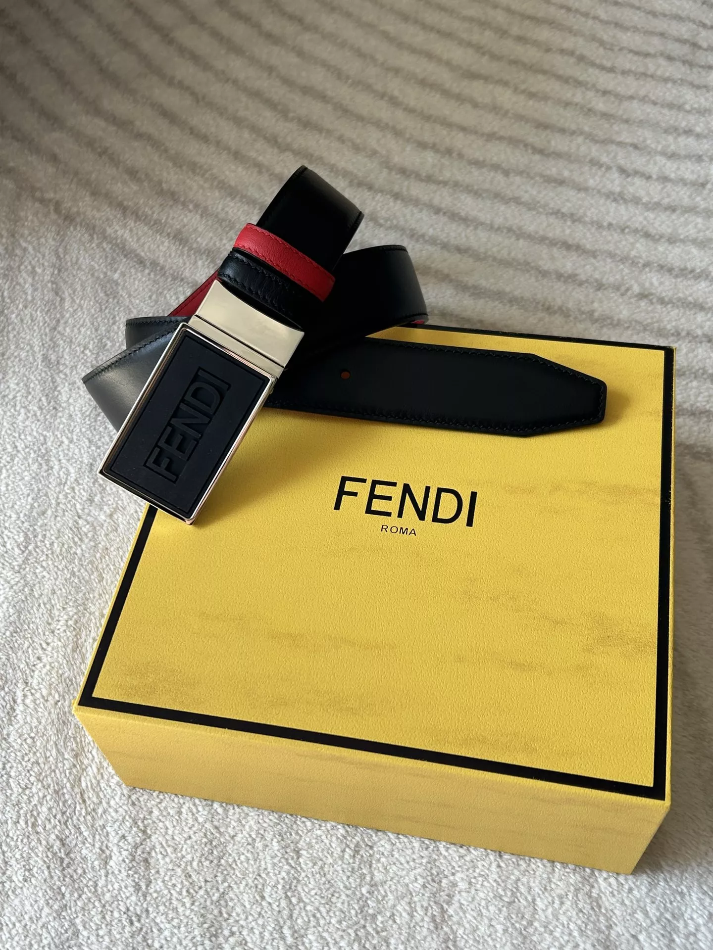 Fendi AAA Quality Belts In 3.5cm For Men Durable 3742