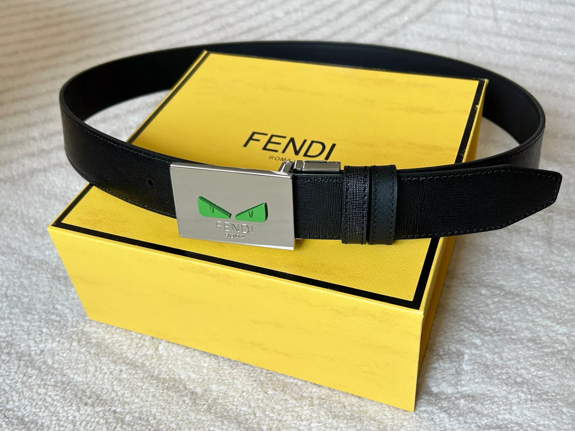 Fendi AAA Quality Belts In 3.5cm For Men Durable 5204