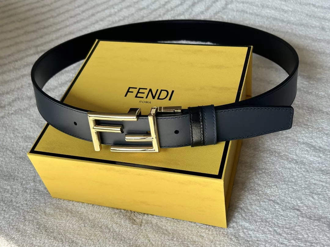Fendi AAA Quality Belts In 3.5cm For Men Vibrant 9004