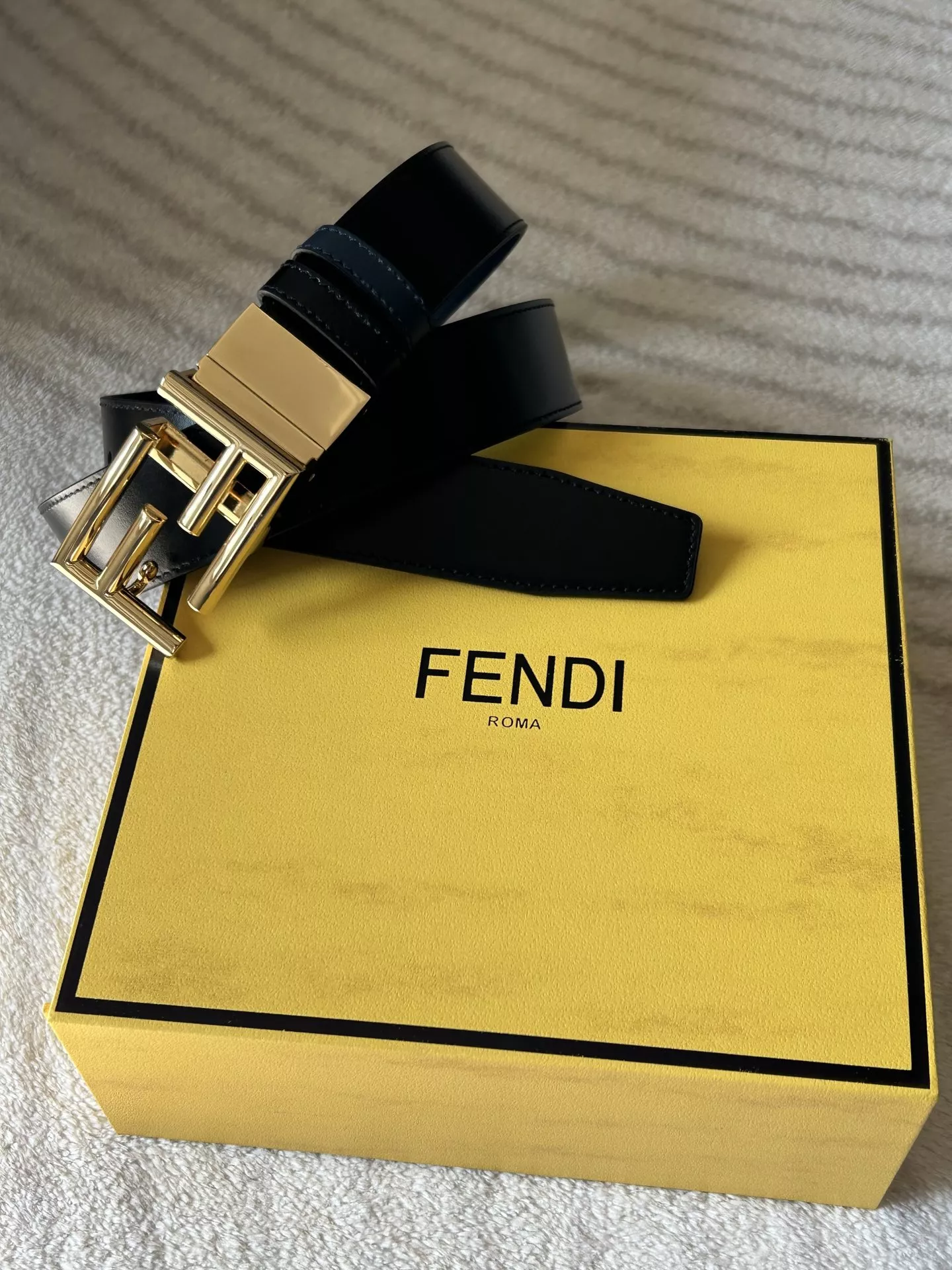 Fendi AAA Quality Belts In 3.5cm For Men Vibrant 9004