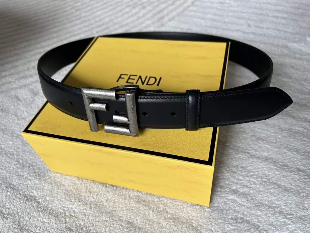 Fendi AAA Quality Belts In 3.5cm For Unisex Minimalist 7575