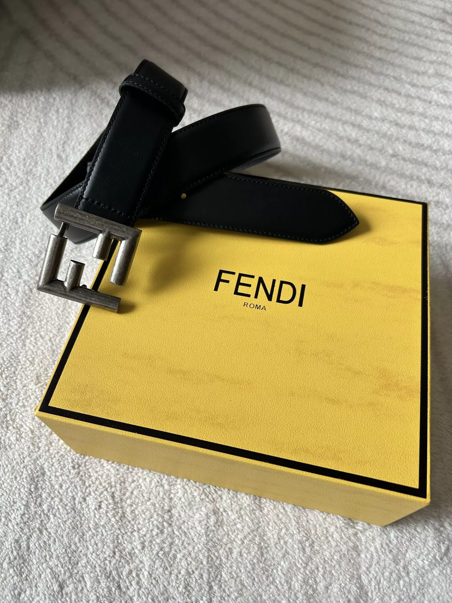 Fendi AAA Quality Belts In 3.5cm For Unisex Minimalist 7575