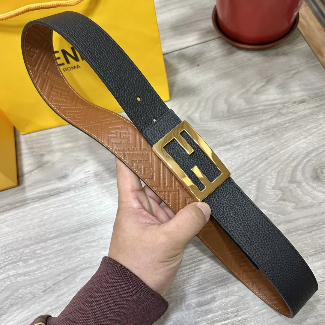 Fendi AAA Quality Belts In 4.0cm For Men AllSeason 7650