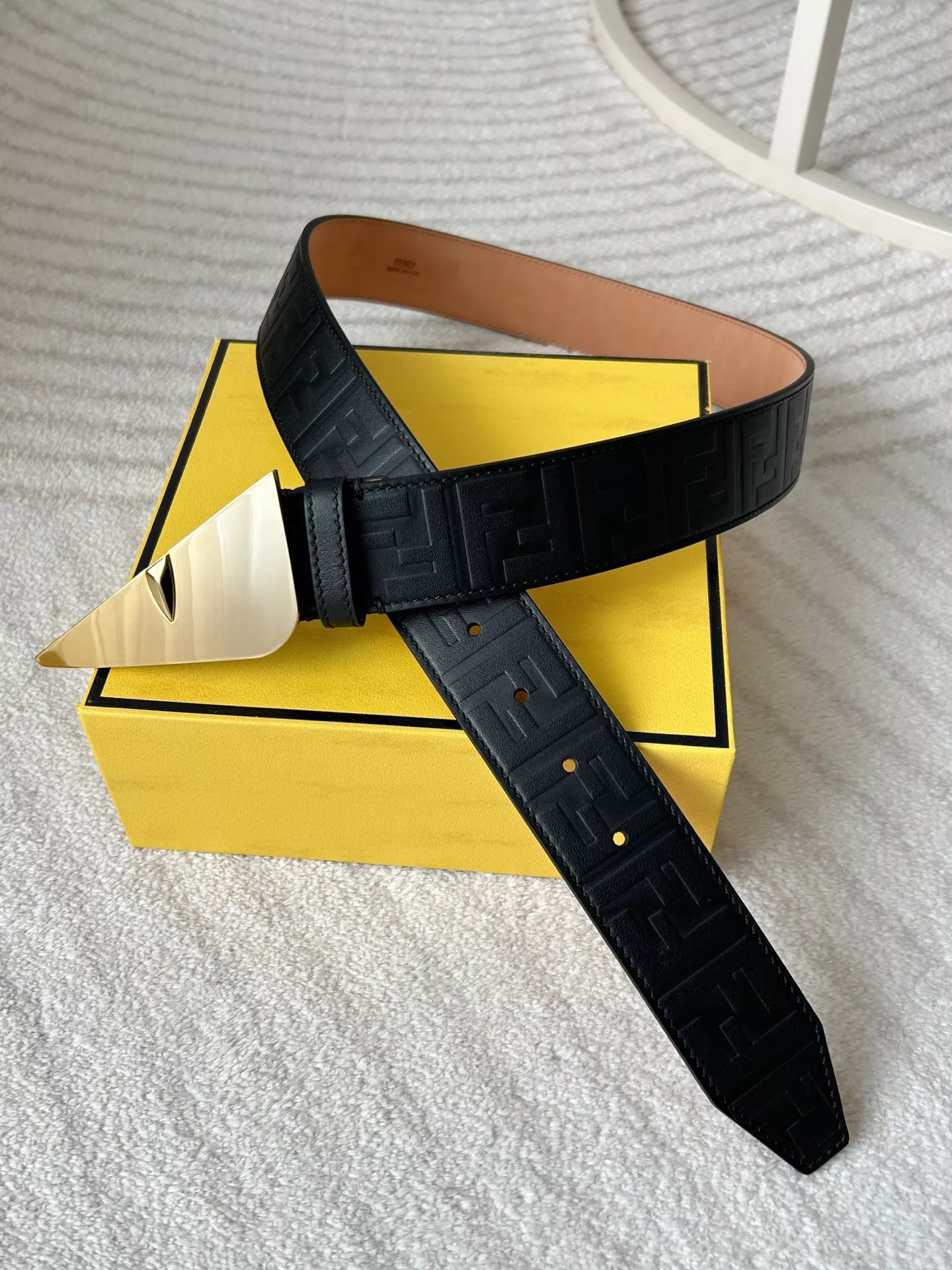 Fendi AAA Quality Belts In 4.0cm For Men Cozy 3206