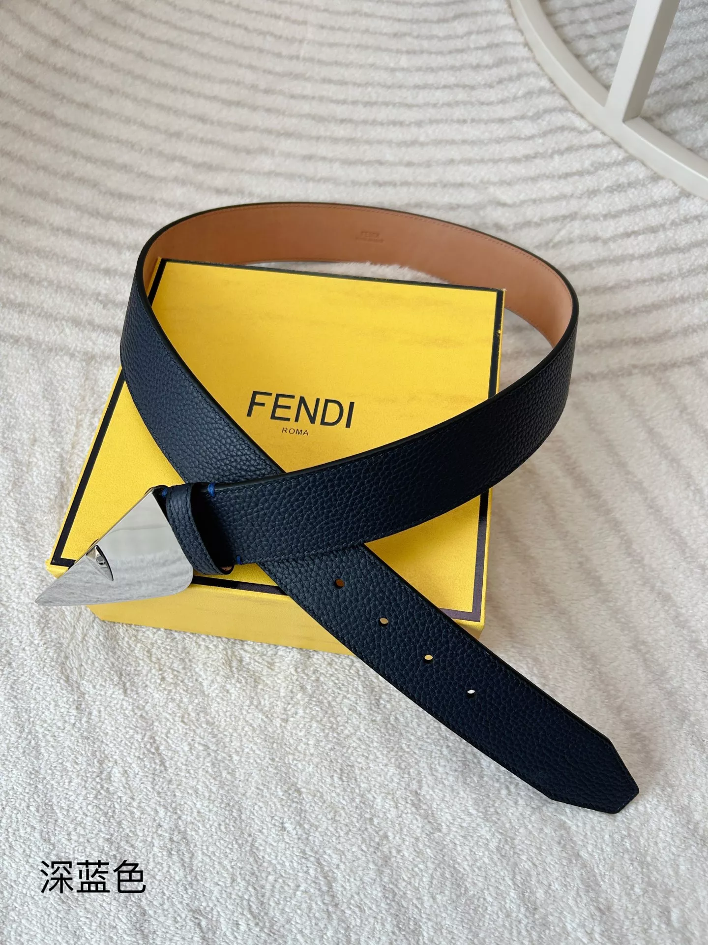 Fendi AAA Quality Belts In 4.0cm For Men Flexible 4938