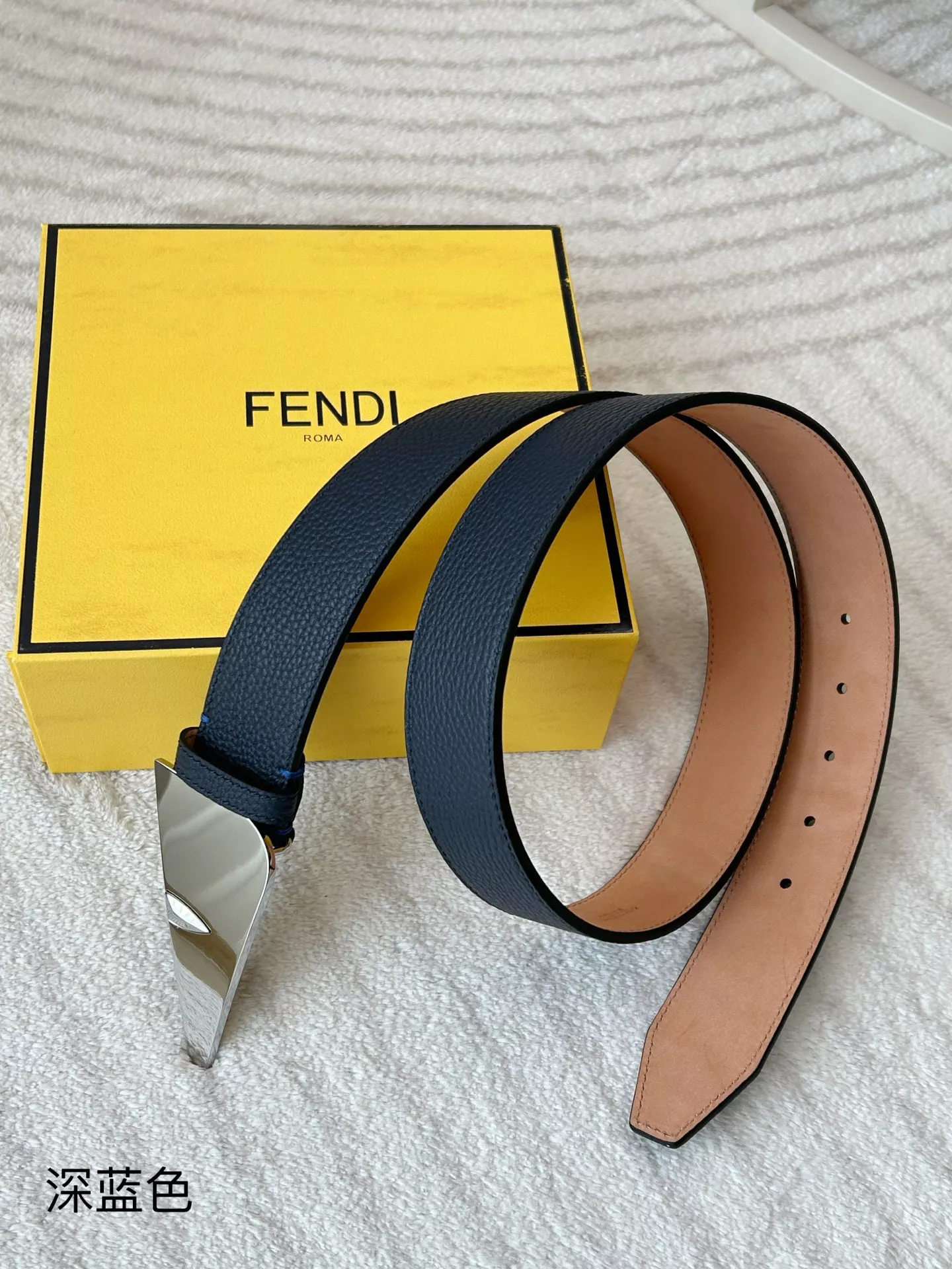 Fendi AAA Quality Belts In 4.0cm For Men Flexible 4938