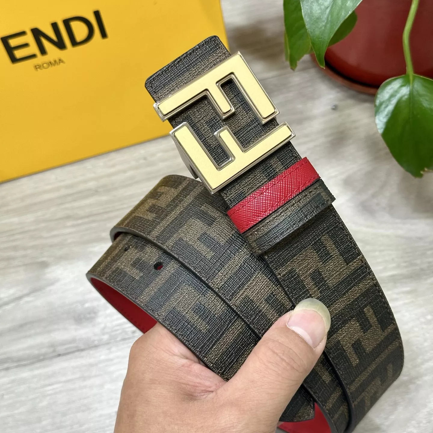 Fendi AAA Quality Belts In 4.0cm For Men StreetReady 1942