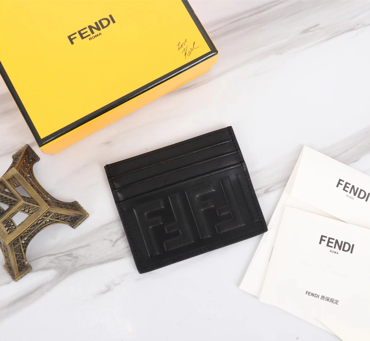 Fendi AAA Quality Card Case For Unisex Minimalist 722