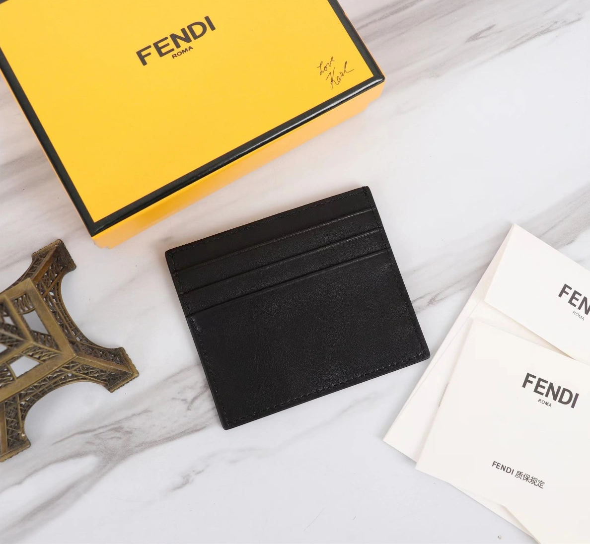 Fendi AAA Quality Card Case For Unisex Minimalist 722