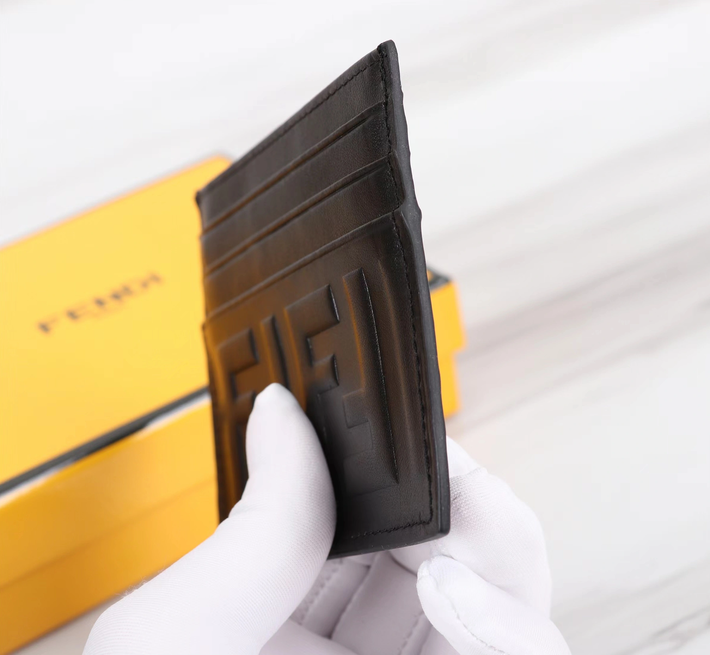 Fendi AAA Quality Card Case For Unisex Minimalist 722