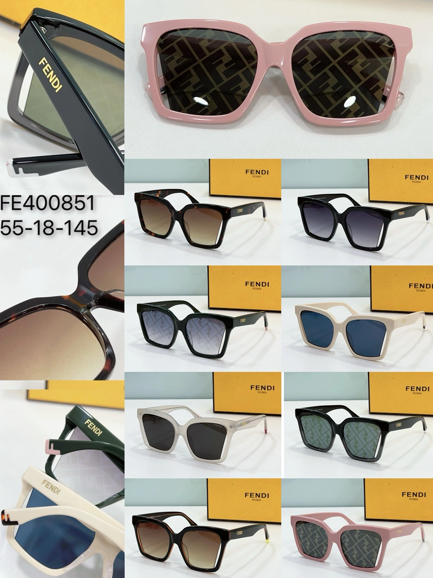 Fendi AAA Quality Sunglasses Durable 9463