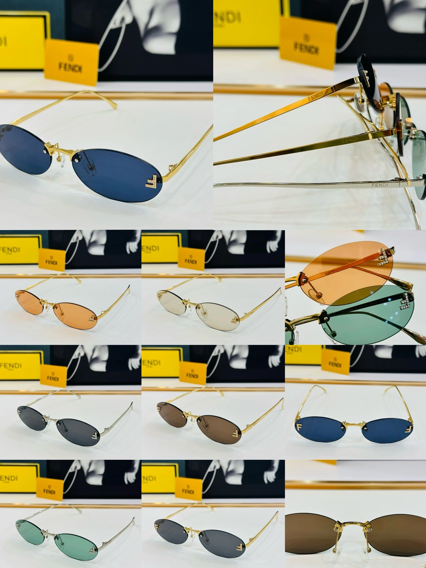 Fendi AAA Quality Sunglasses Resilient 7504