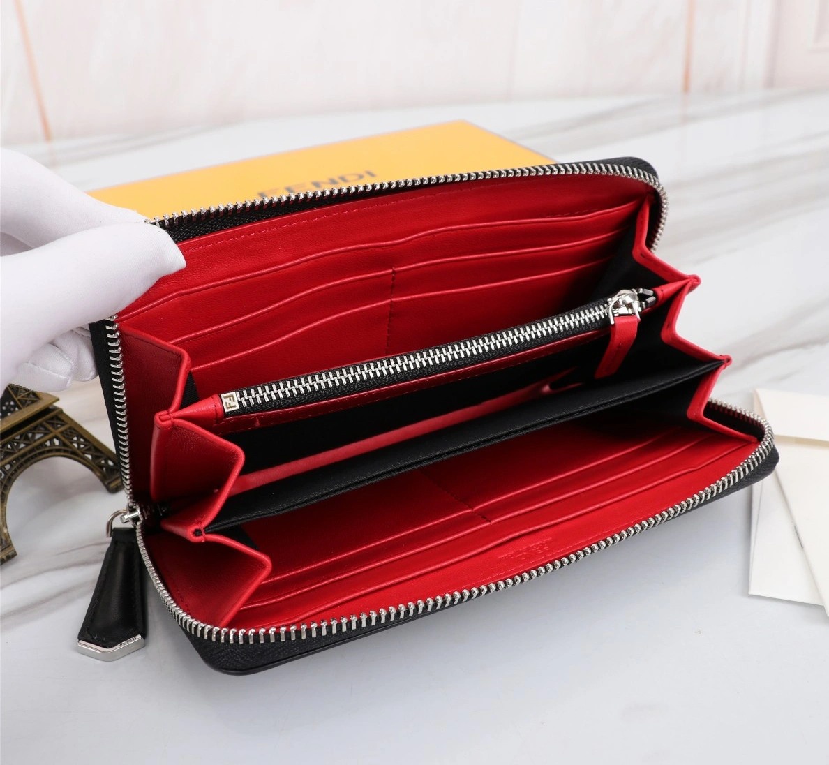 Fendi AAA Quality Wallet For Unisex Compact 7190