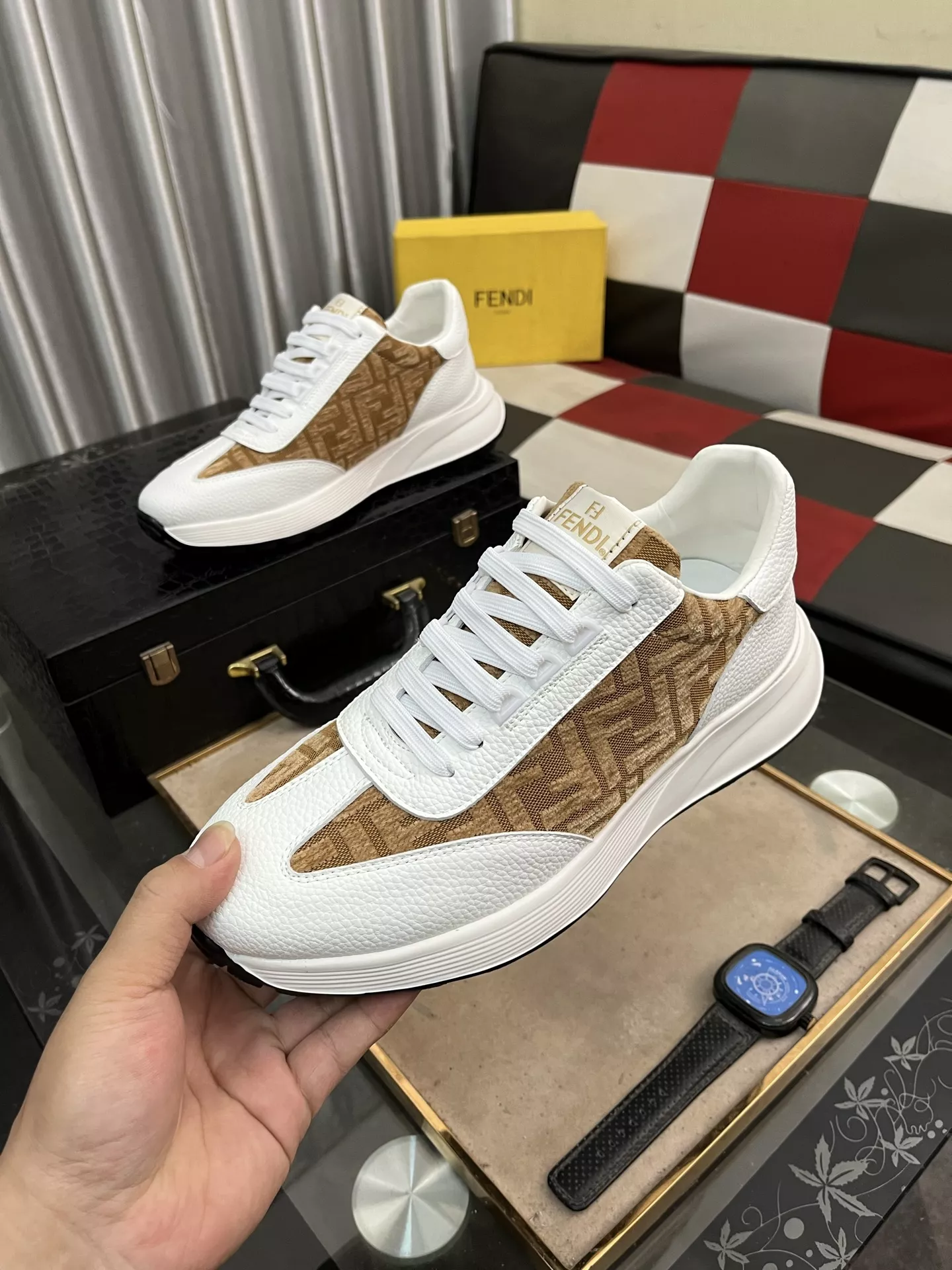 Fendi Casual Shoes For Men Affordable 8434