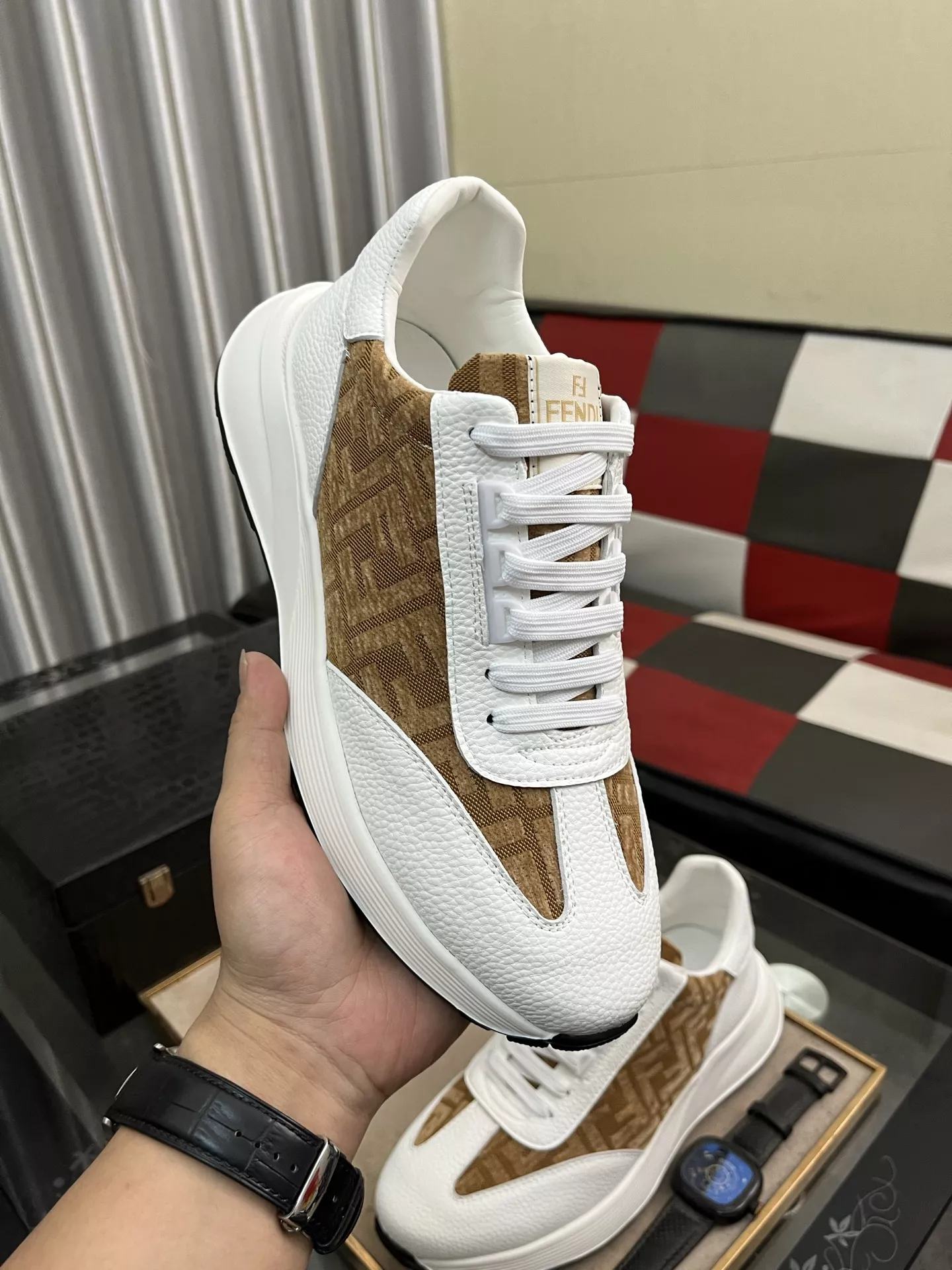 Fendi Casual Shoes For Men Affordable 8434