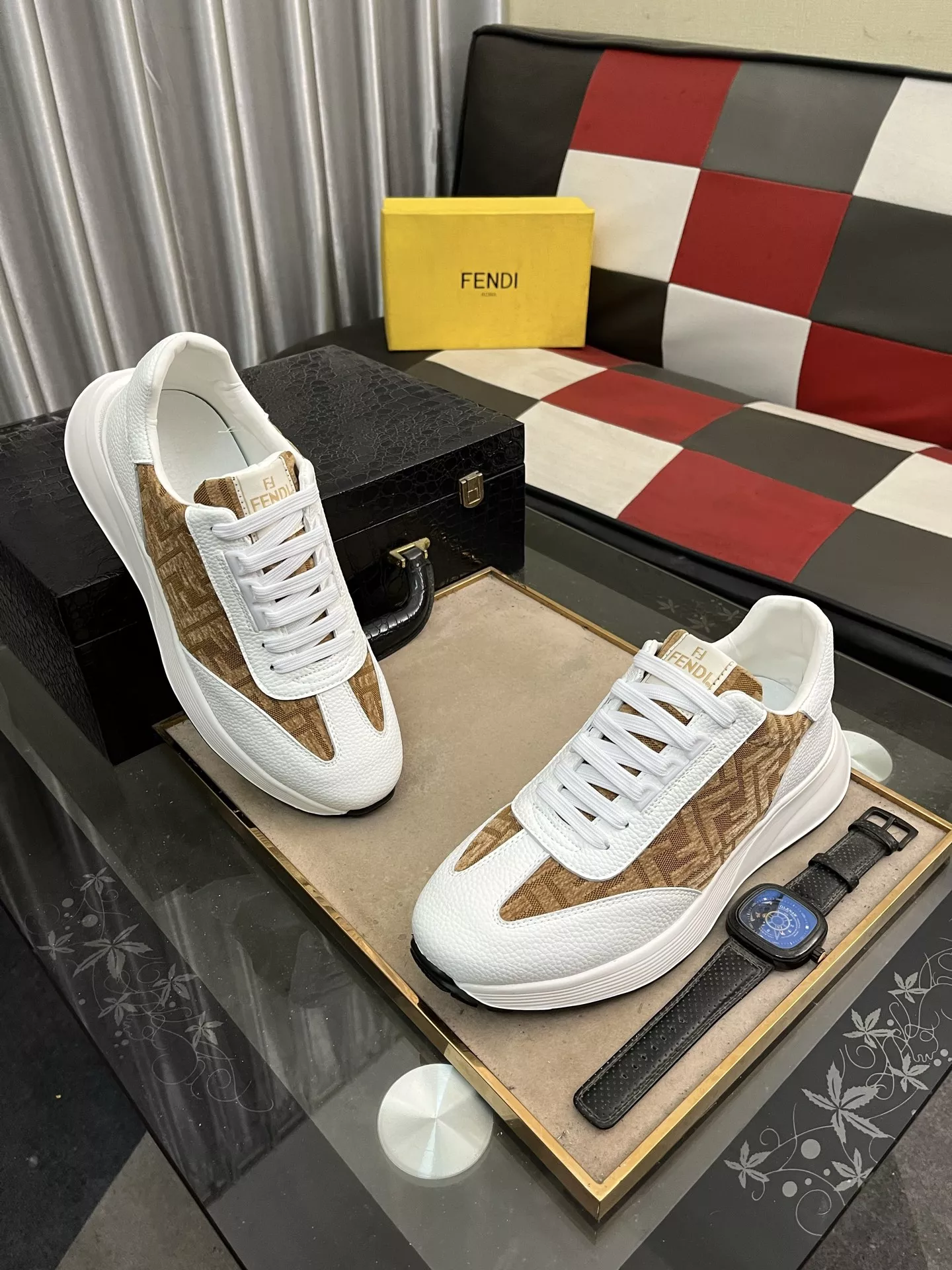 Fendi Casual Shoes For Men Affordable 8434