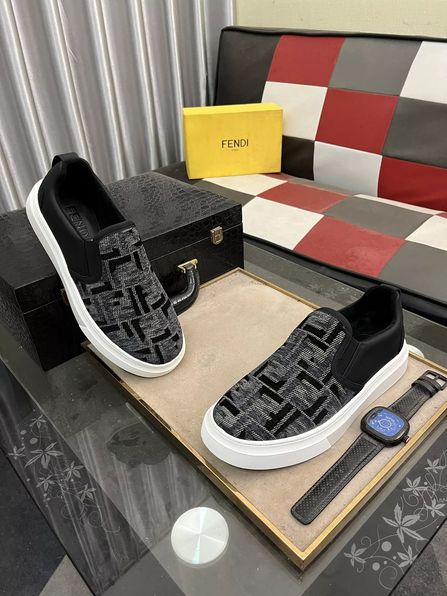 Fendi Casual Shoes For Men Breathable 6377