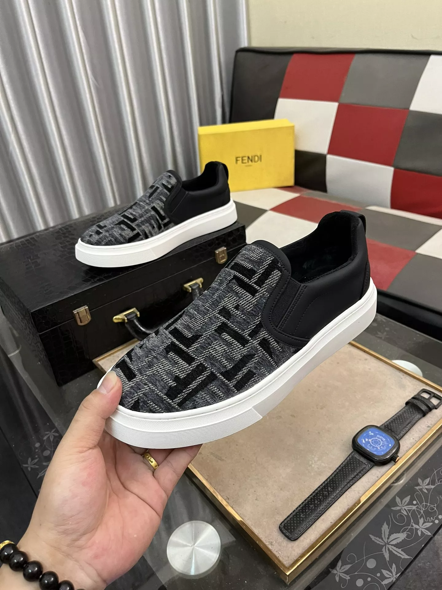 Fendi Casual Shoes For Men Breathable 6377