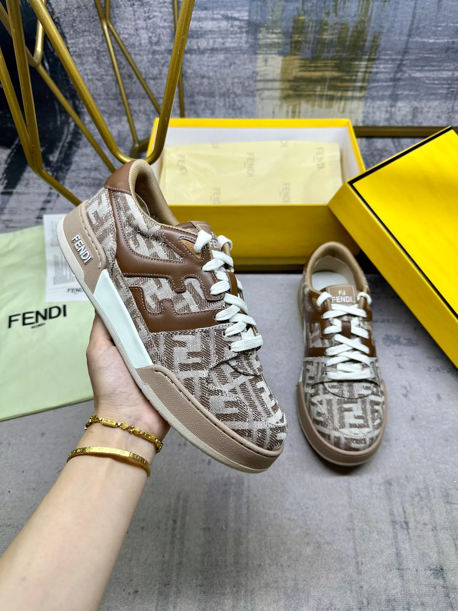 Fendi Casual Shoes For Men Comfortable 614