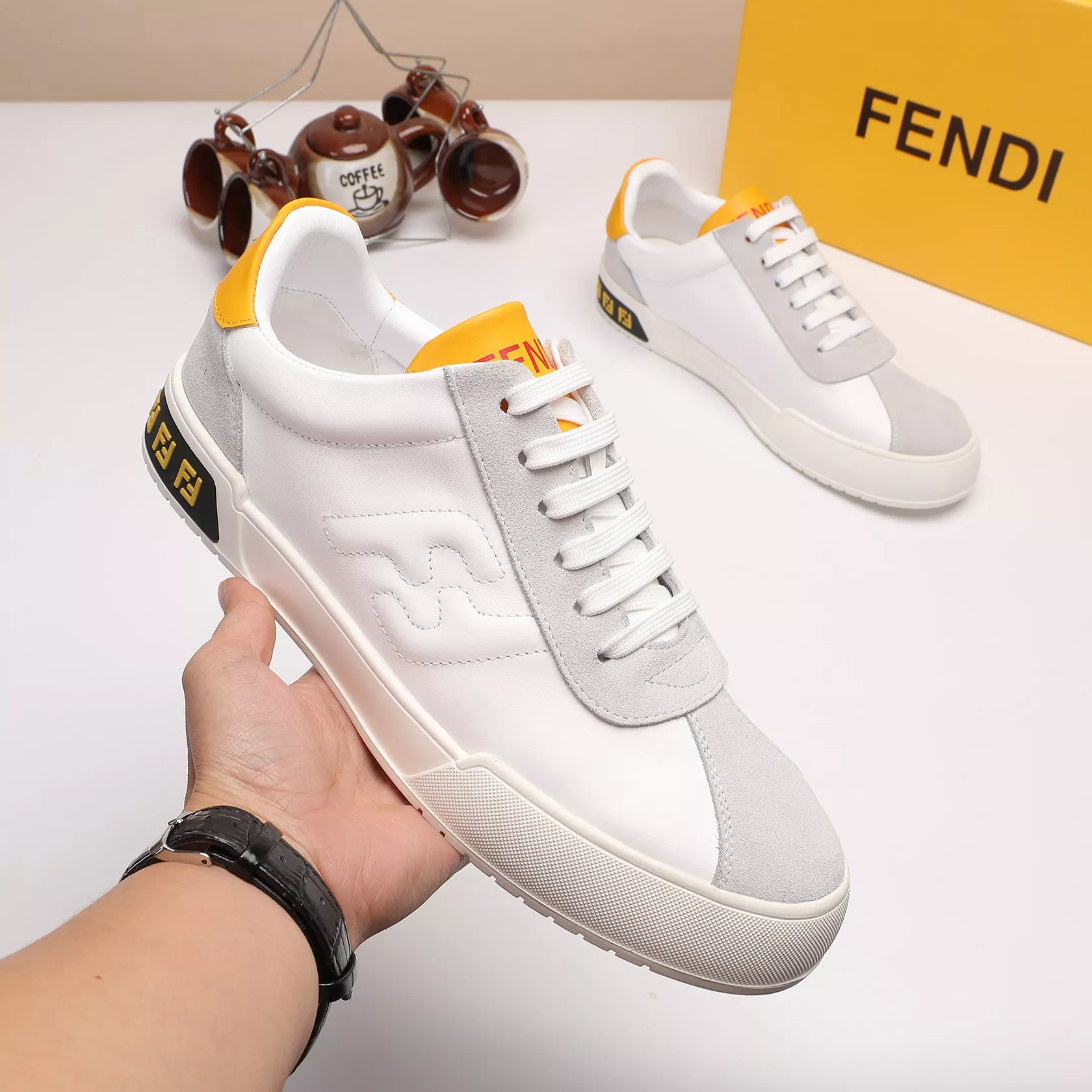Fendi Casual Shoes For Men DailyWear 9838