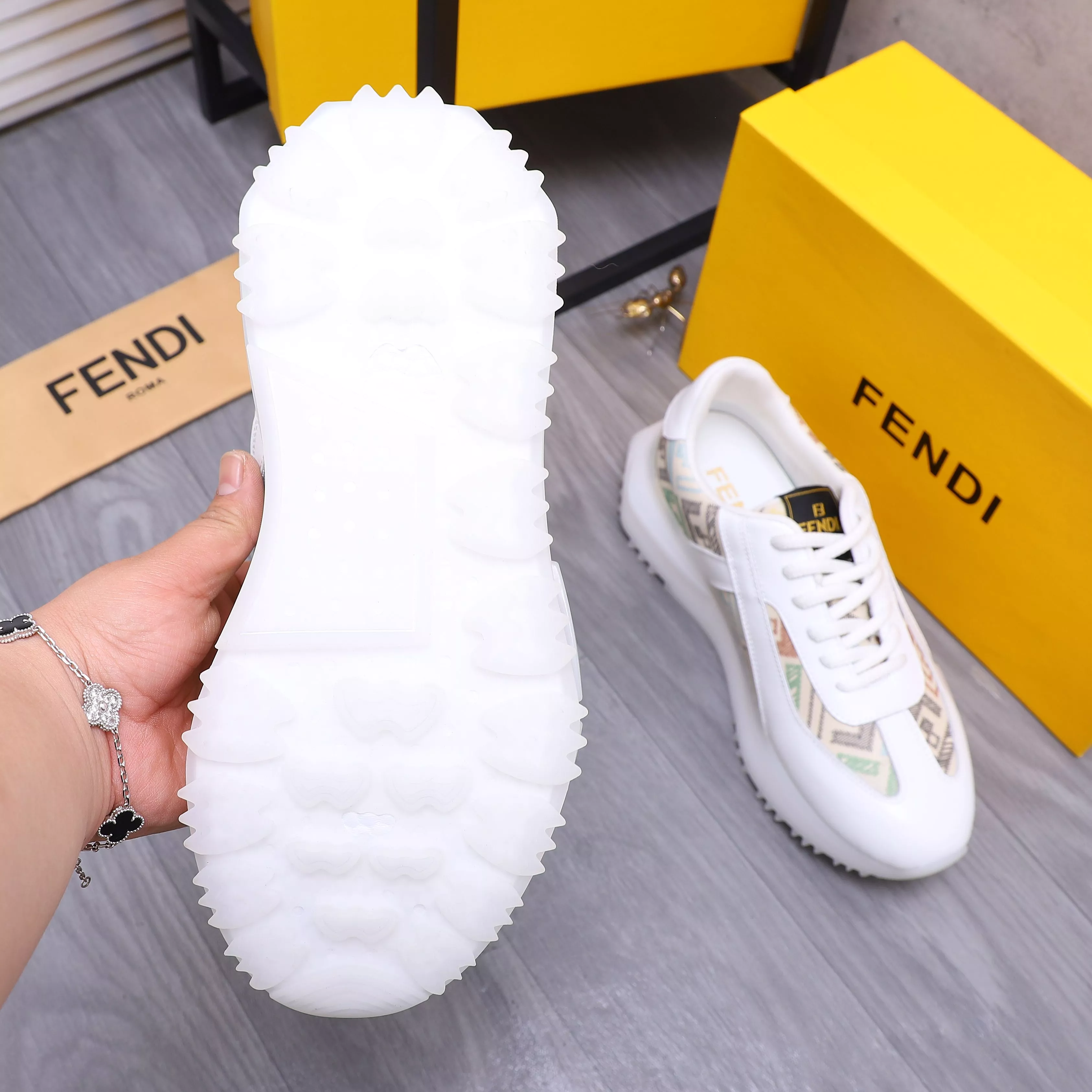 Fendi Casual Shoes For Men Fashionable 4646