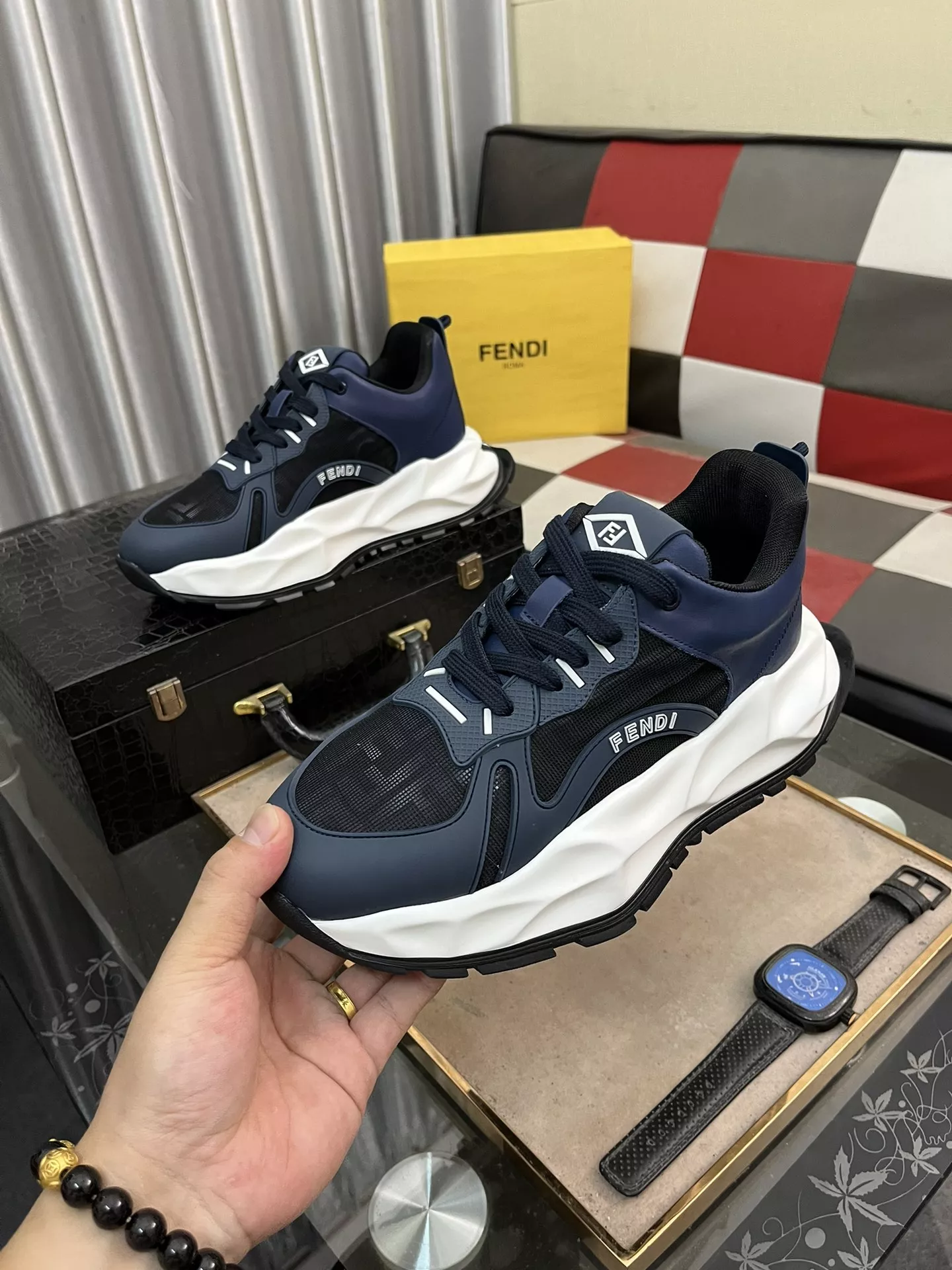Fendi Casual Shoes For Men Flexible 1537