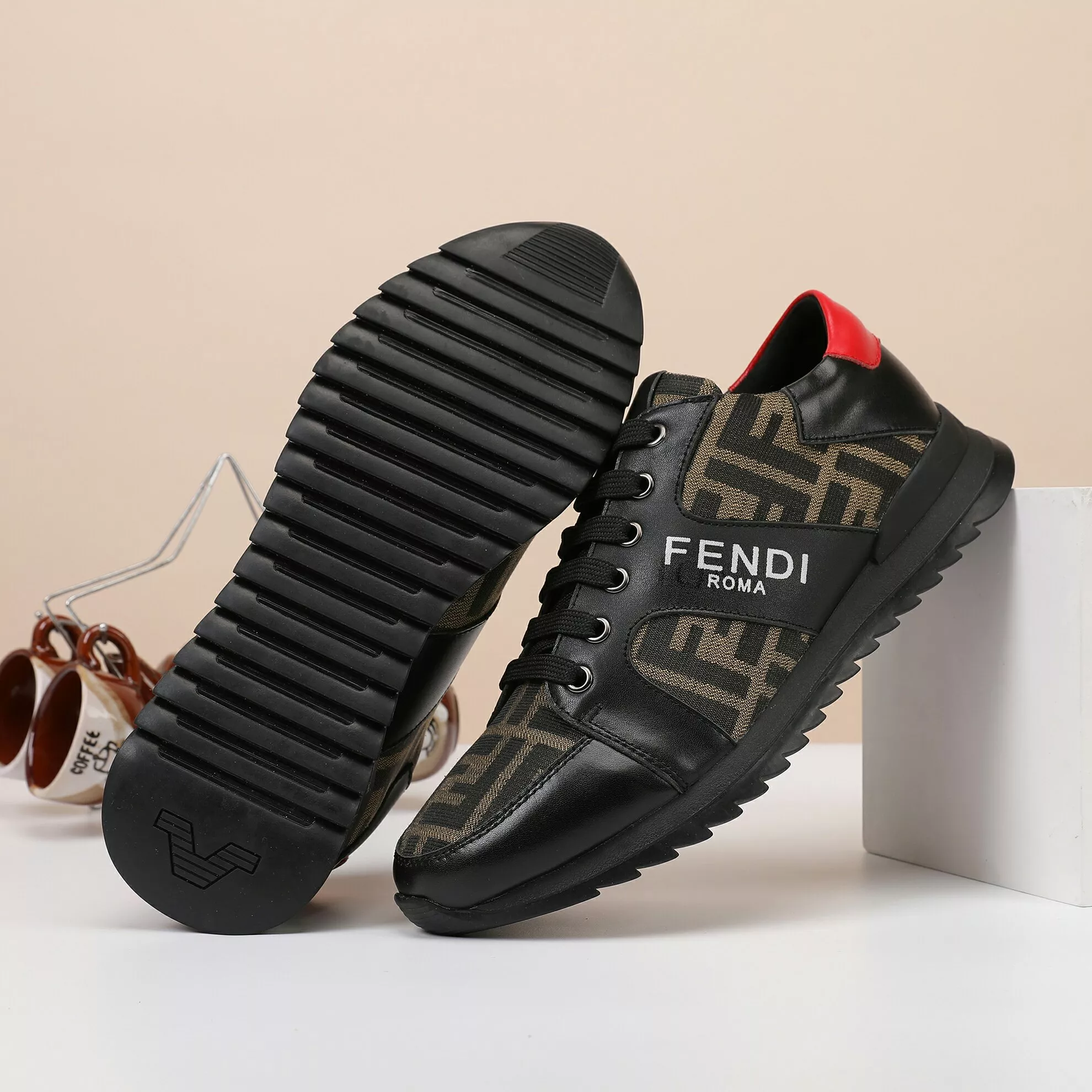 Fendi Casual Shoes For Men Flexible 3209