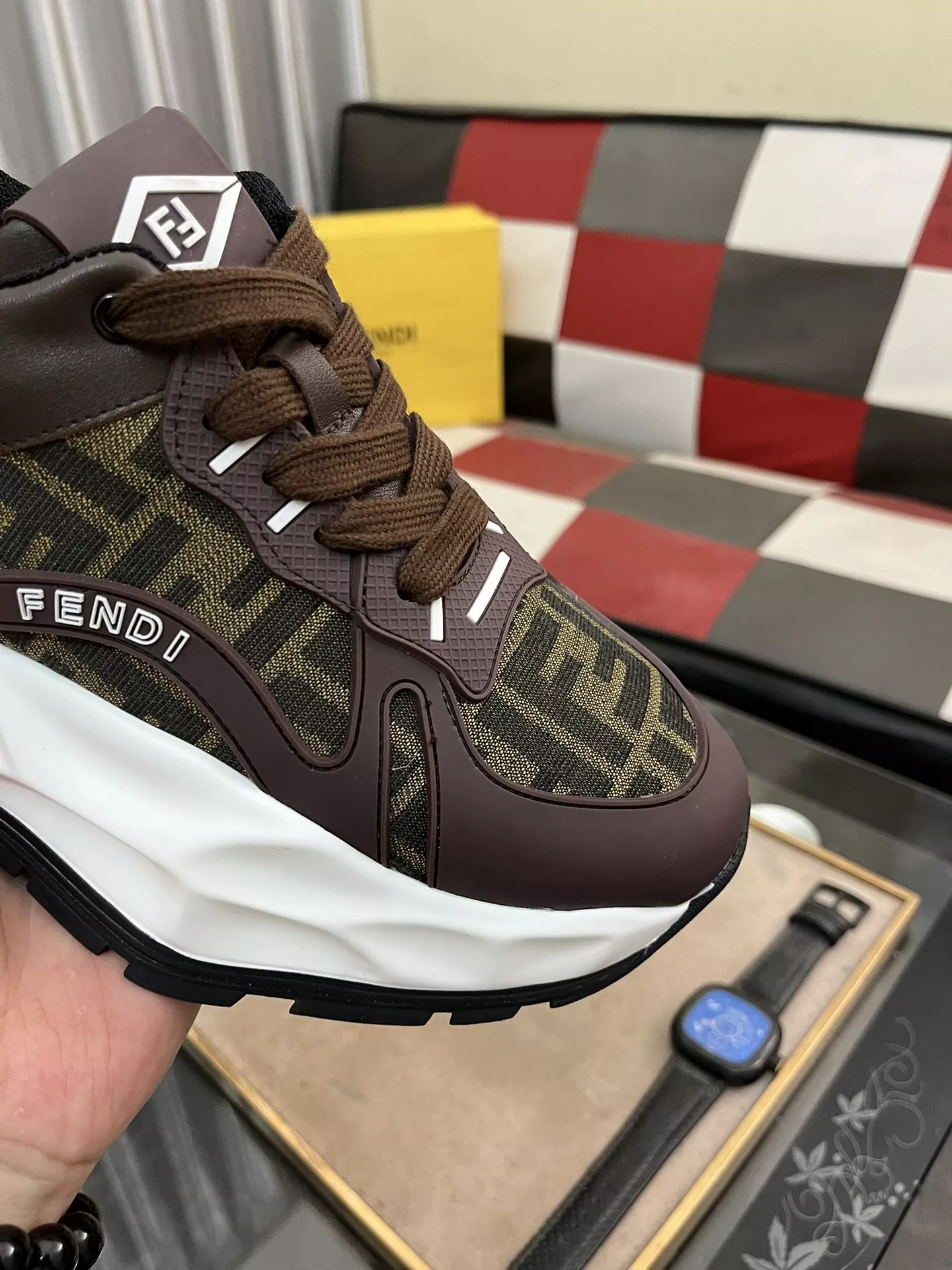 Fendi Casual Shoes For Men Functional 6349
