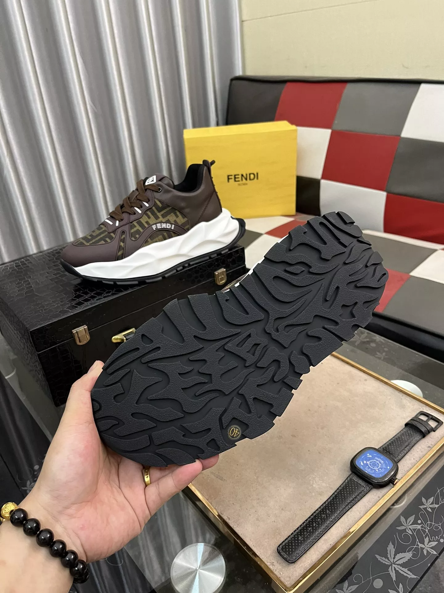 Fendi Casual Shoes For Men Functional 6349