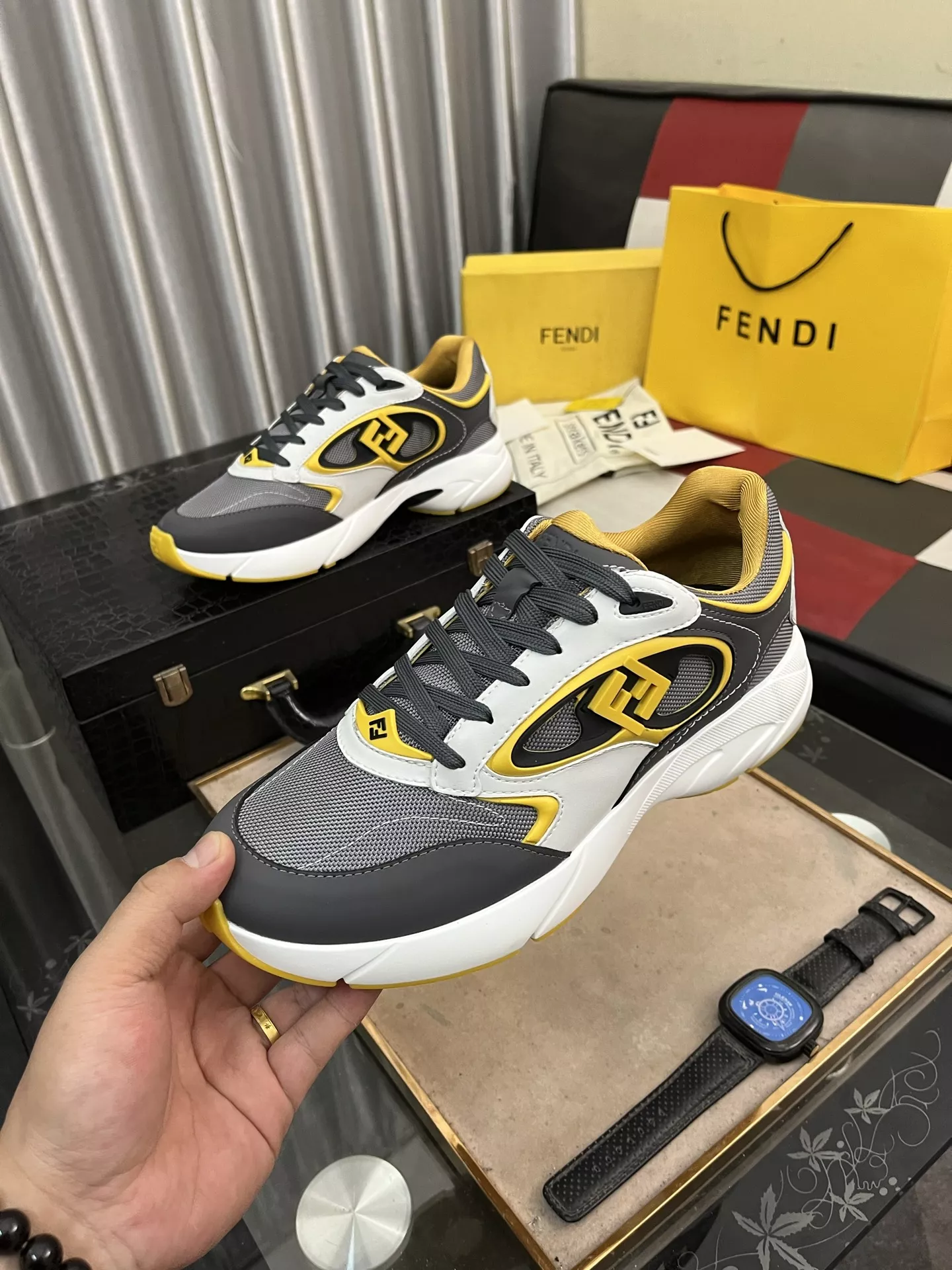 Fendi Casual Shoes For Men Lightweight 2217