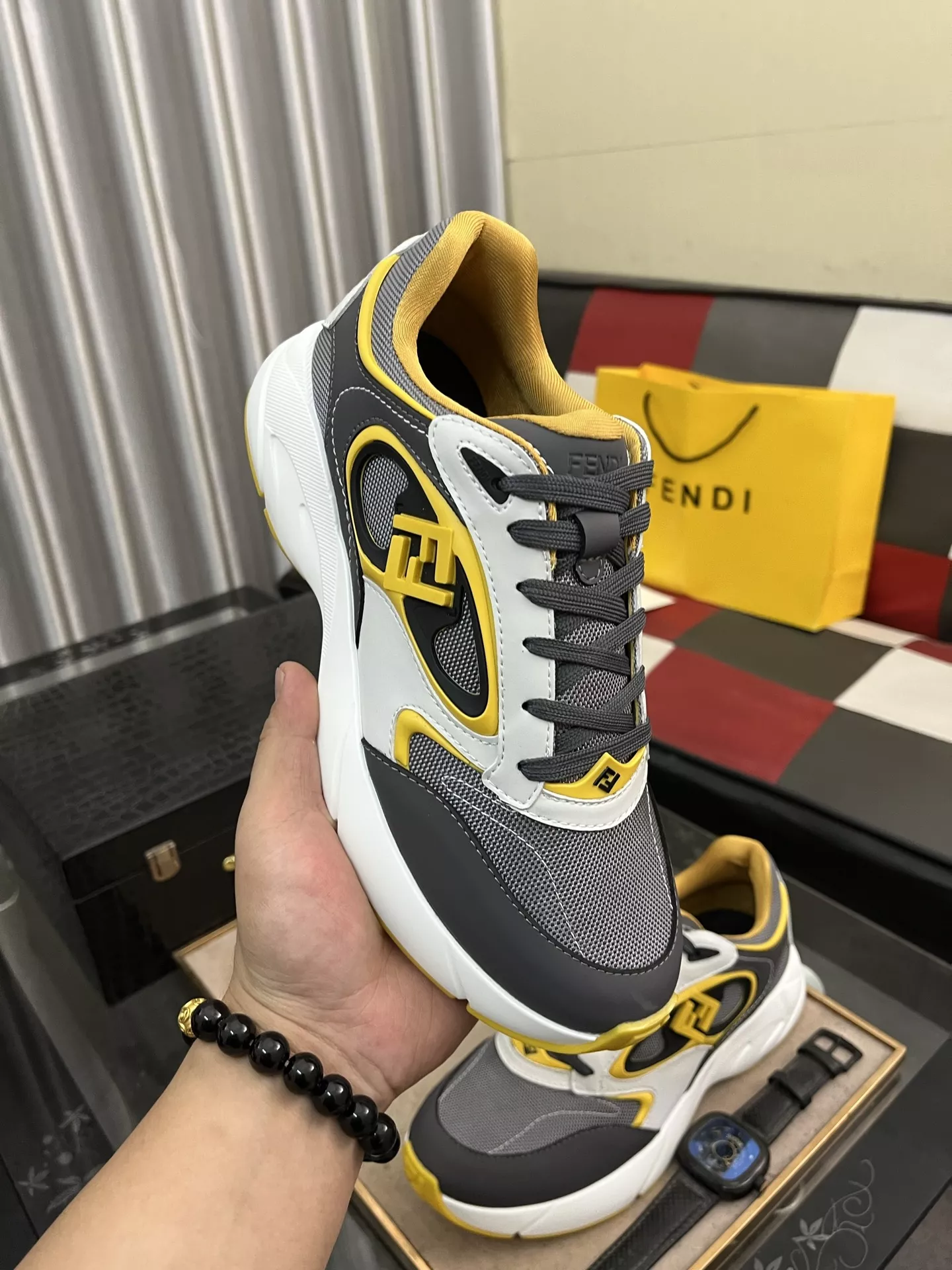 Fendi Casual Shoes For Men Lightweight 2217